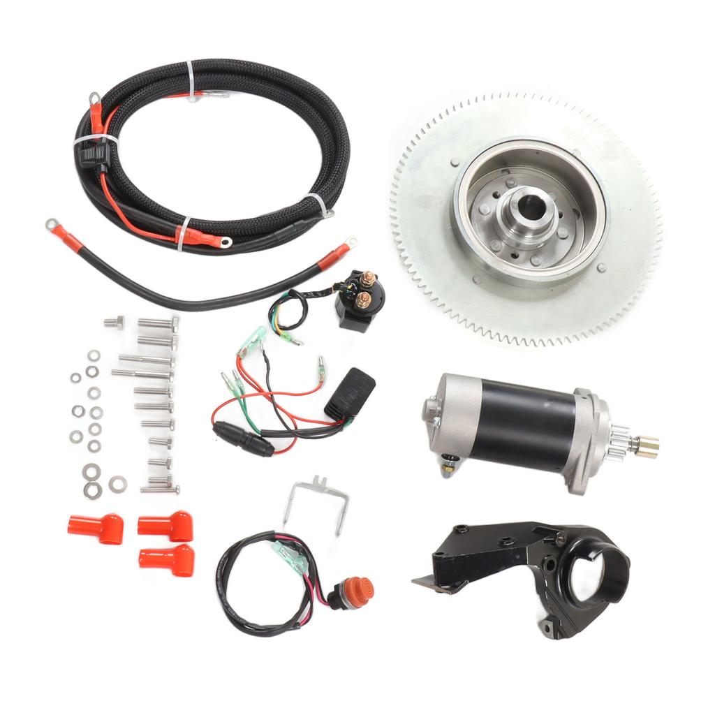 Outboard Motor Rear Operation Modified Electric Starter 61T?85550?10?00 Accessories Fit for T30 2