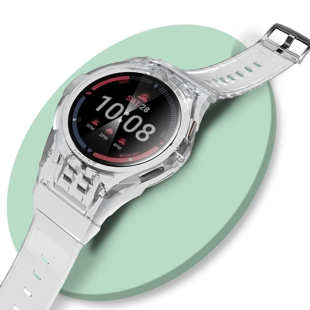 TPU рамка чехол защитный ремешок для часов ремешок для Samsung Galaxy Watch 7/6/5/4/FE 40 мм 44 мм ремешок бампер чехол