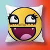 Новая смешная наволочка TrollFace подарок Высококачественная цифровая печать Удивительный яркий рисунок Для дома