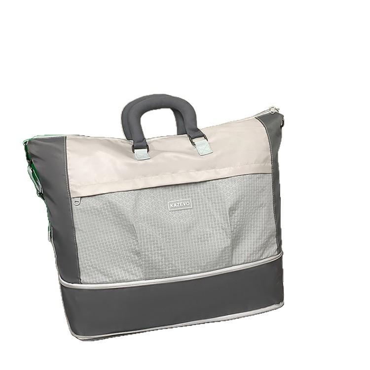 Expandable Lightweight Travel Bag with Wet/Dry Separation & Large Capacity - Foldable Sports, Fitness, & Yoga Bag