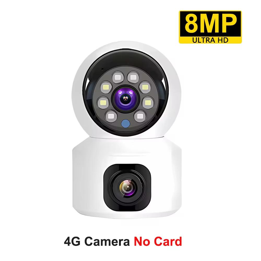 Mini 4G Camera Wireless Dual Lens Night Vision Indoor Baby Monitor AI Human Detect Video Camara V380 Pro CCTVSecurity Protection