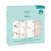 Aden + Anais Swaddle Blankets 4-Pack – Newborn Baby Gift, Safari Dreams, Organic Muslin Cotton, 120 X 120cm, Model ASWO40008