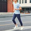 Skechers Ледяная Кожа Быстросохнущие Штаны Однотонные Средняя Посадка Дышащие Быстросохнущие Сужающиеся Вязаные Спортивные Штаны Мужские Штаны Темно-Синий P224M106-02MZ