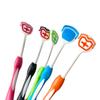 Oral Hygiene Tool Silicone Oral Care Tongue Brush Tongue Scraper Cleaner Tongue Scraper Mouth Brush