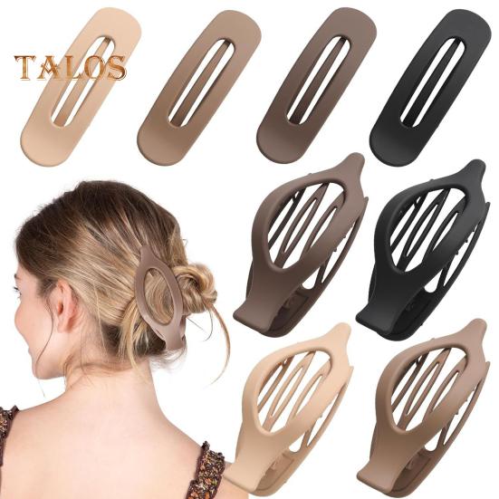 6/8 шт. женские заколки для волос плоские шпильки прочные не застревающие декоративные заколки-краб простые в использовании аксессуары для волос