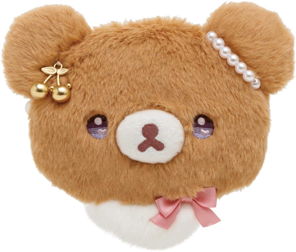 Плюшевый кошелек для монет Rilakkuma Korikogu Jewel Cherry CK68001