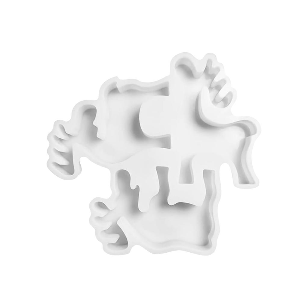 Silicone Mould Christmas Elk DIY Silicone Moulds Casting Moulds Christmas Moulds Silicone