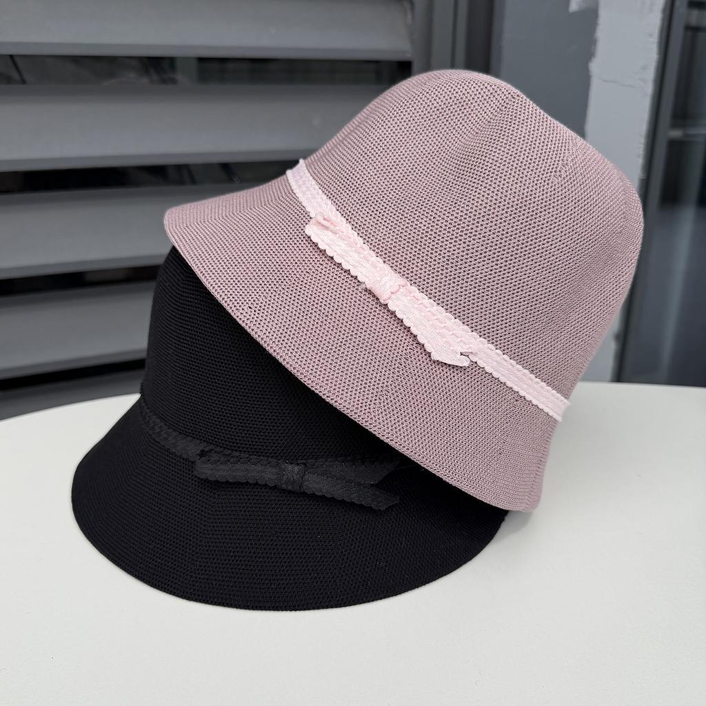 High quality simple bucket hat spring and summer breathable cotton and linen sun hat women's literary sunscreen basin hat bucket hat