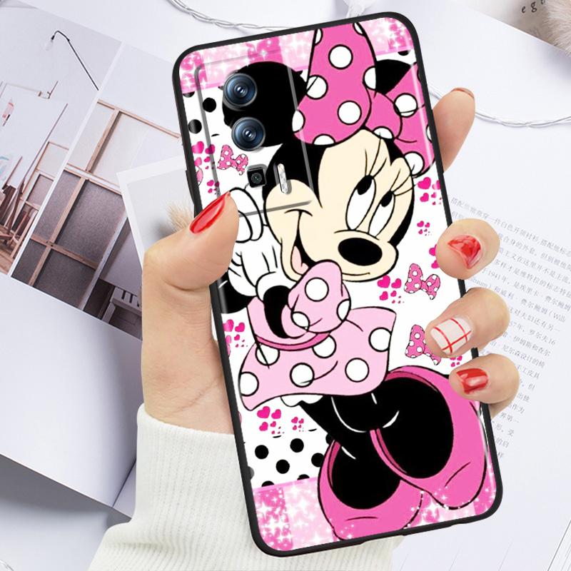 Розовый Минни Маус для Xiaomi Redmi 9A 9C 9AT 10C 9 9T 10 12C 13C 8 12 K60 A1 K50 K40 5G черный чехол для телефона Funda