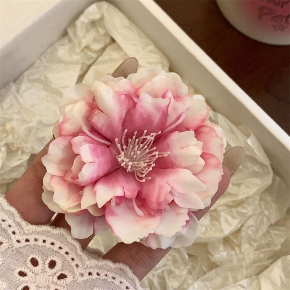 Korean Style Flower Hair Clip Bohemian Style Girl Hair Clip Simple Rose Hairpin Girl