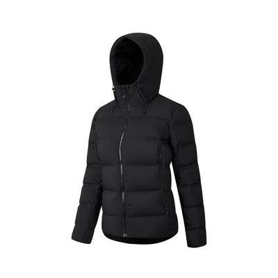 Спортивная стильная куртка-пуховик средней длины с длинными рукавами, женские куртки, черный цвет SC1240185AL-BK01