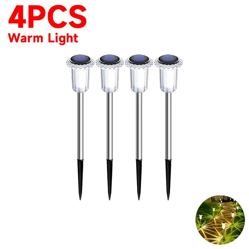 Солнечные уличные фонари, садовые лампы, водонепроницаемые, на солнечных батареях, пейзажные дорожки, уличные для двора, двора, лужайки, патио, декоративные