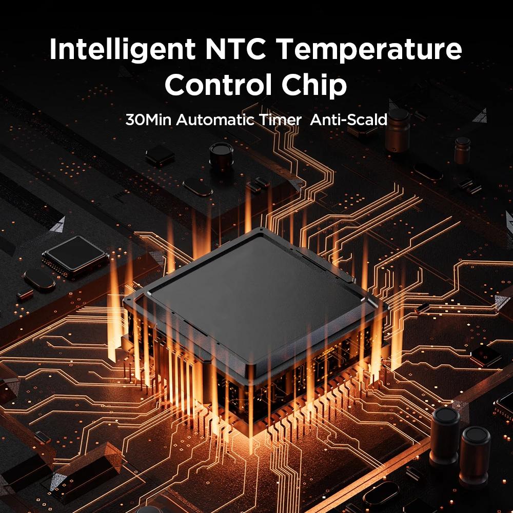 Электрический массажер для стопы и голеностопа с подогревом, беспроводной тепловой бандаж для голеностопа, защита голеностопа, 5 инфракрасных горячих компрессов, 3 режима вибрации, бандаж для голеностопа