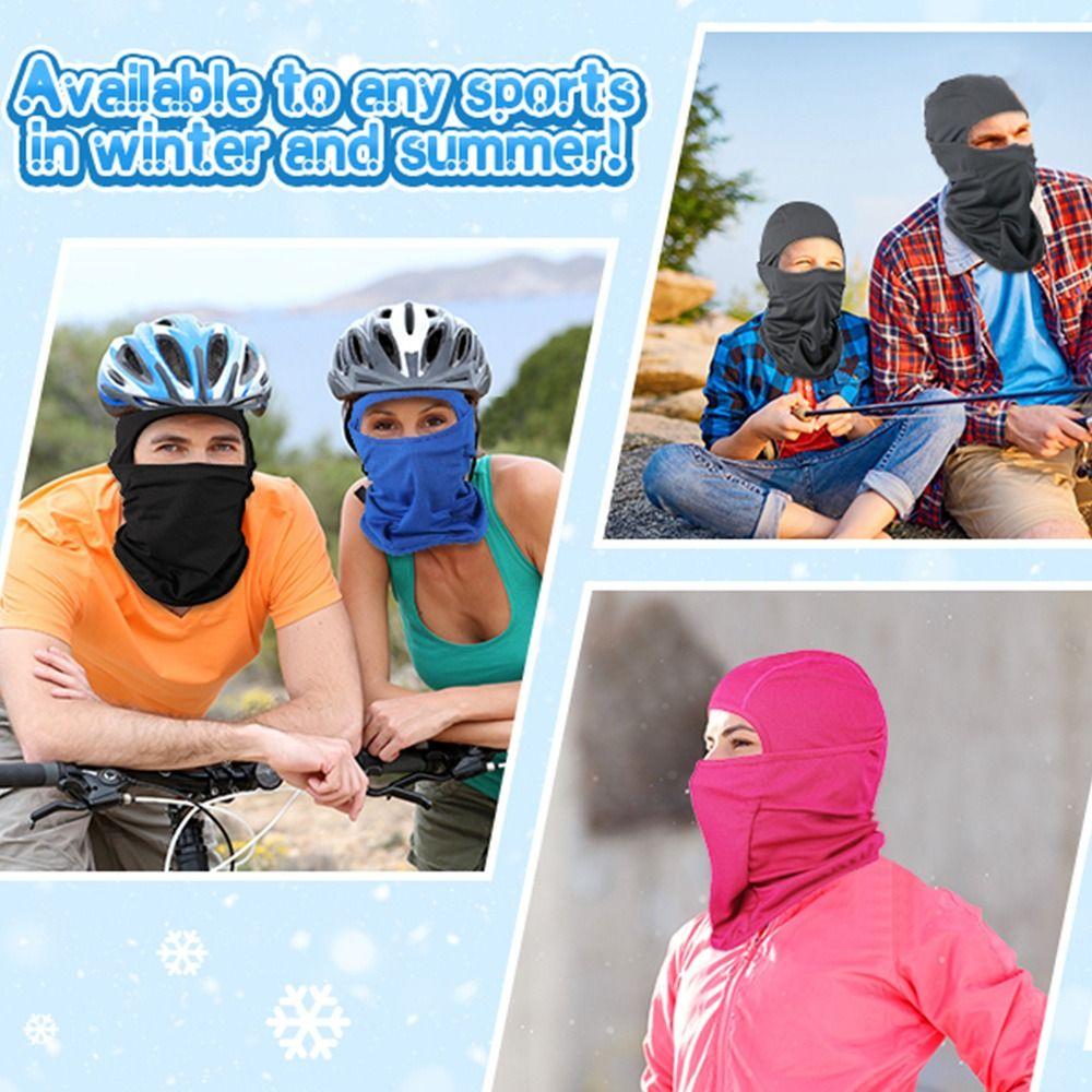 Helmet Helmet Liner Hats Sun Protection Cooling Neck Cycling Balaclava Face Cover Full Face Cap
