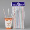 Disposable Bendable Transparent White Food-Grade PP Plastic Straw