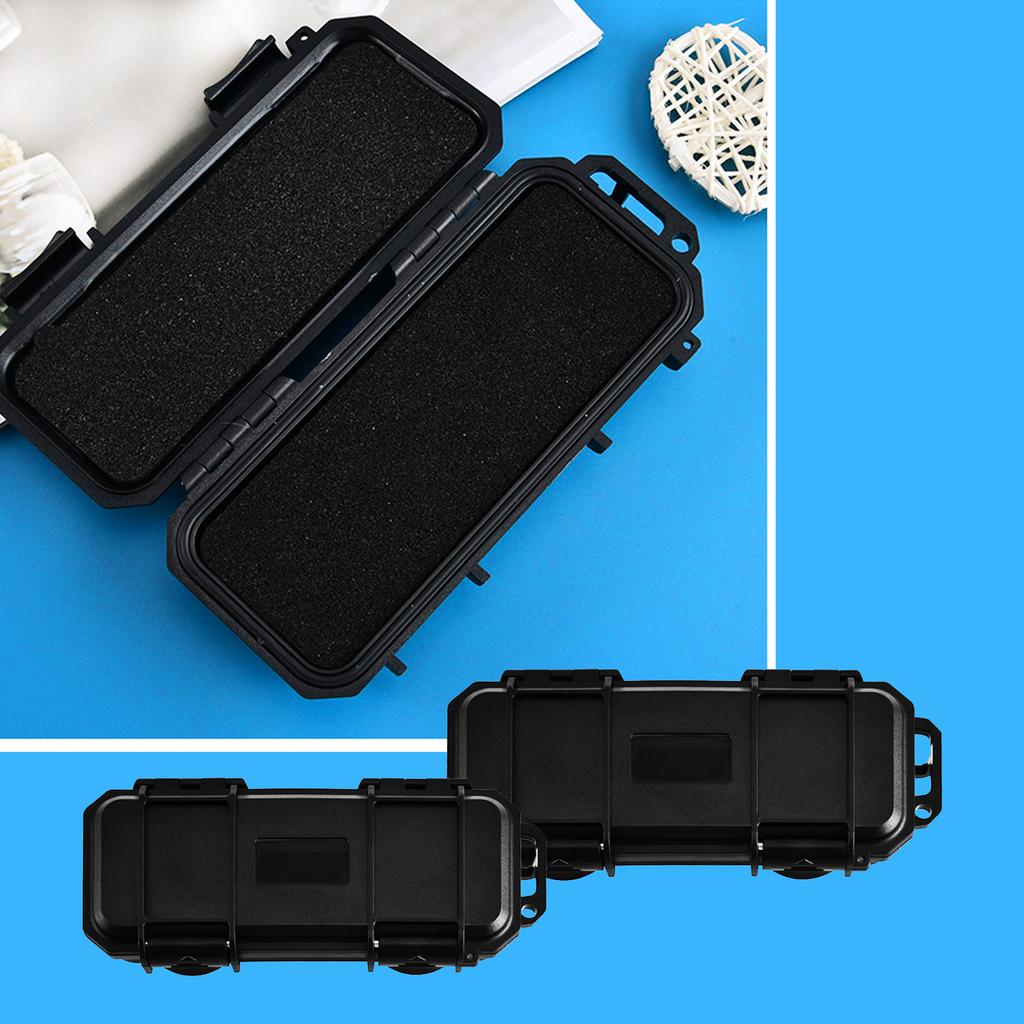 Компактный небольшой ящик для хранения инструментов с пенопластовой подкладкой для безопасной защиты и организации снаряжения, водонепроницаемый ударопрочный чехол