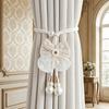 2PCS Romantic Window Curtain Tieback Adjustable Pearl Curtain Buckle Curtain Binding  Living Room