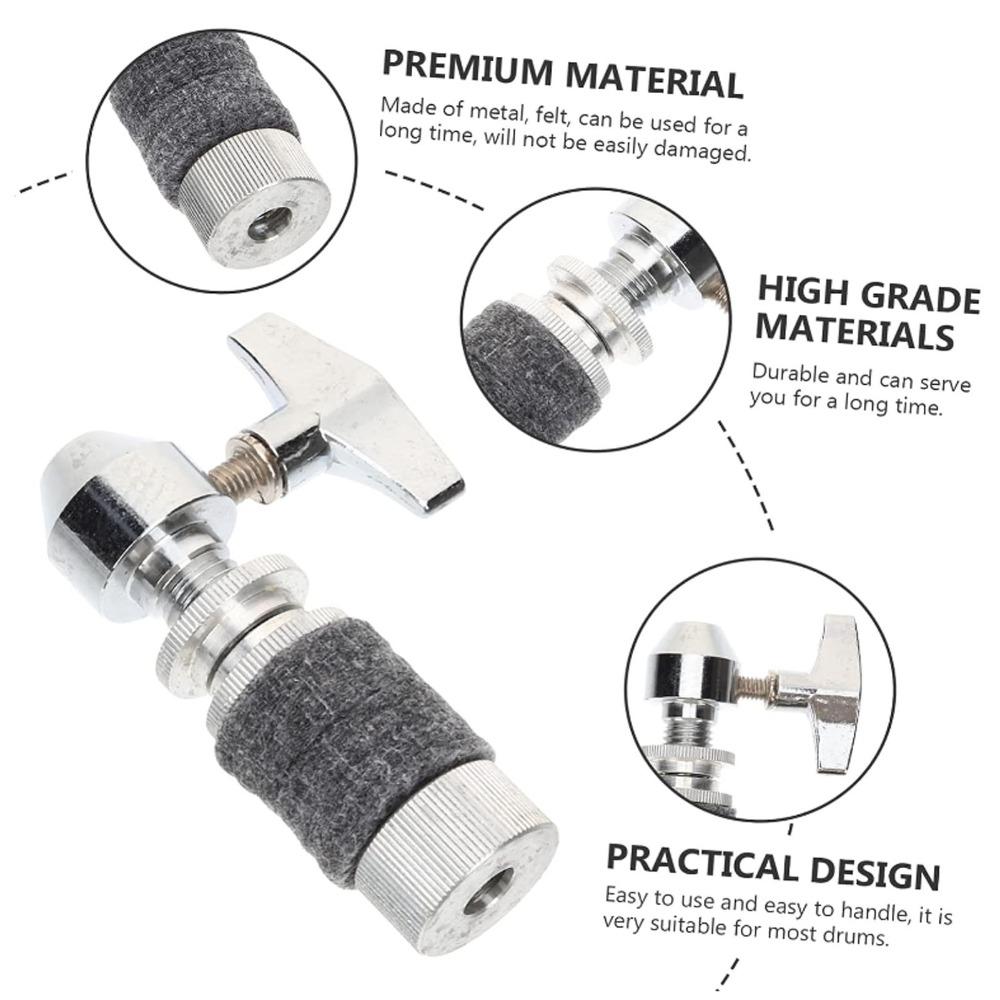 Metal Drum Clutch Silver Cymbal Clutch Professional Hi Hat Clutch Drum Accessories