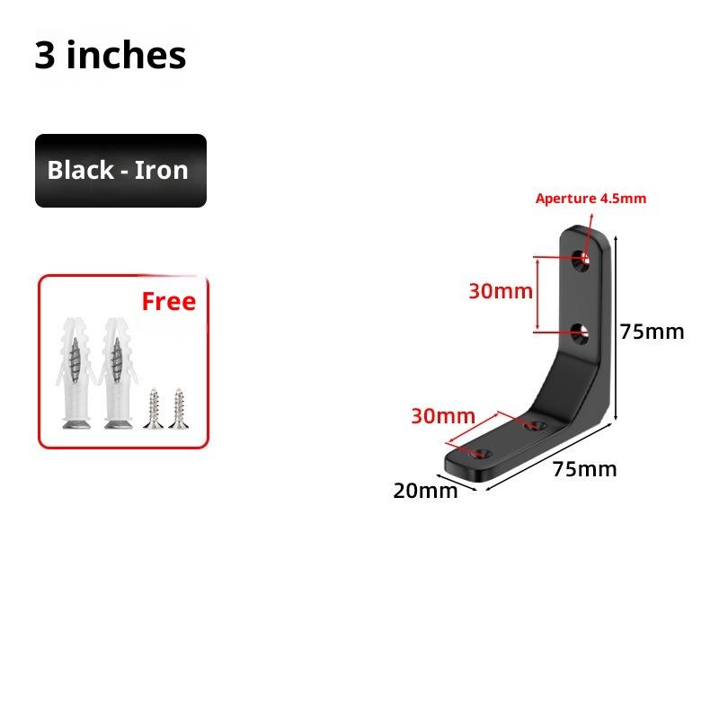 L-образный кронштейн для полки Треугольная опора Настенный угловой кронштейн Сверхпрочный угловой кронштейн для плавающих полок Стеллаж для хранения