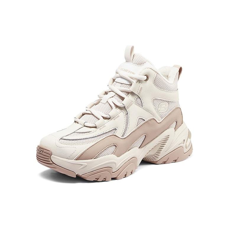 Skechers Stamina Модные Спортивные Кроссовки на Шнуровке с Плюшевой Подкладкой Амортизирующие Износостойкие Полуботинки для Бега Женские Кроссовки Светло-Розовые 168021-LTPK
