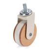 Lightweight Heavy-Duty Swivel Casters Total Capacity 200lbs Brake System PU Wheels  Furniture