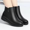 3.5cm Fashion 2025 Comfortable All Match Flat Platform Shoes Short Boots for Women Snow Ankle Boots for Mom Office