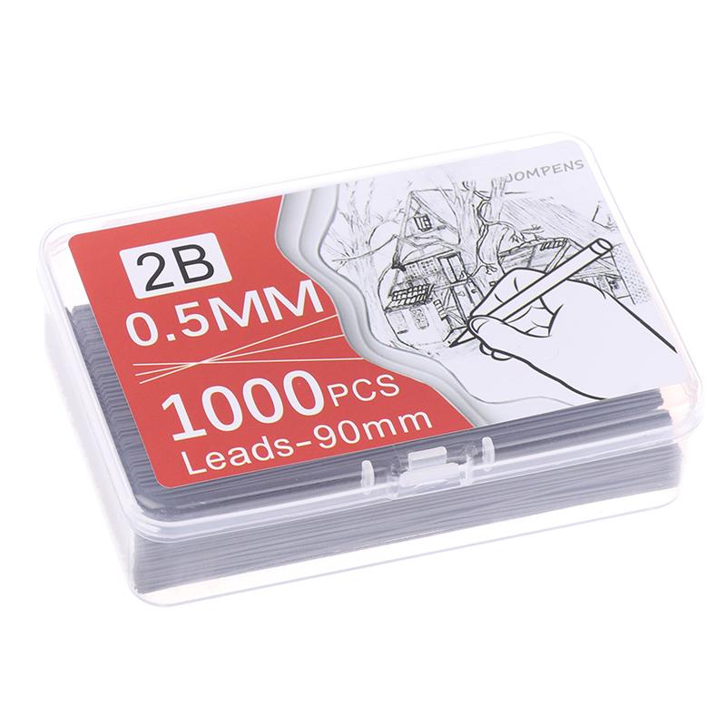 1000 шт. стержней для механического карандаша 0,5/0,7/0,9/1,3/2,0 мм Hb, устойчивых к поломке