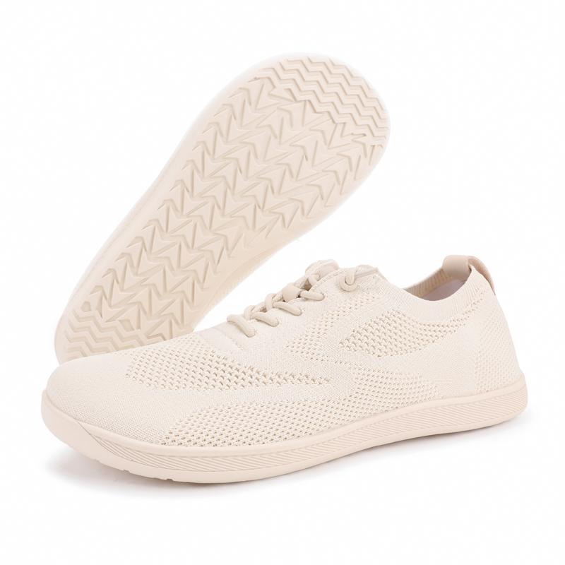 Минималистичные вязаные кроссовки для ходьбы женские мужские с широким носком повседневная обувь легкие тренировочные кроссовки дышащие балетки босиком