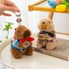Creative Screaming Backpack Groundhog Plush Keychain Pendant With Sound Function