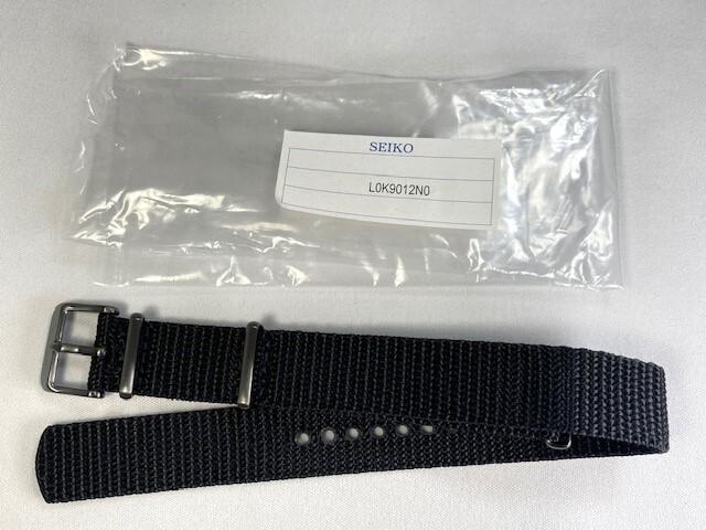 L0K9012N0 SEIKO SUS Design Переиздание Модель 18мм Нейлоновый Ремешок Черный для через SCXP159/ 7N01-0KL0 (Доставка Nekoposu)