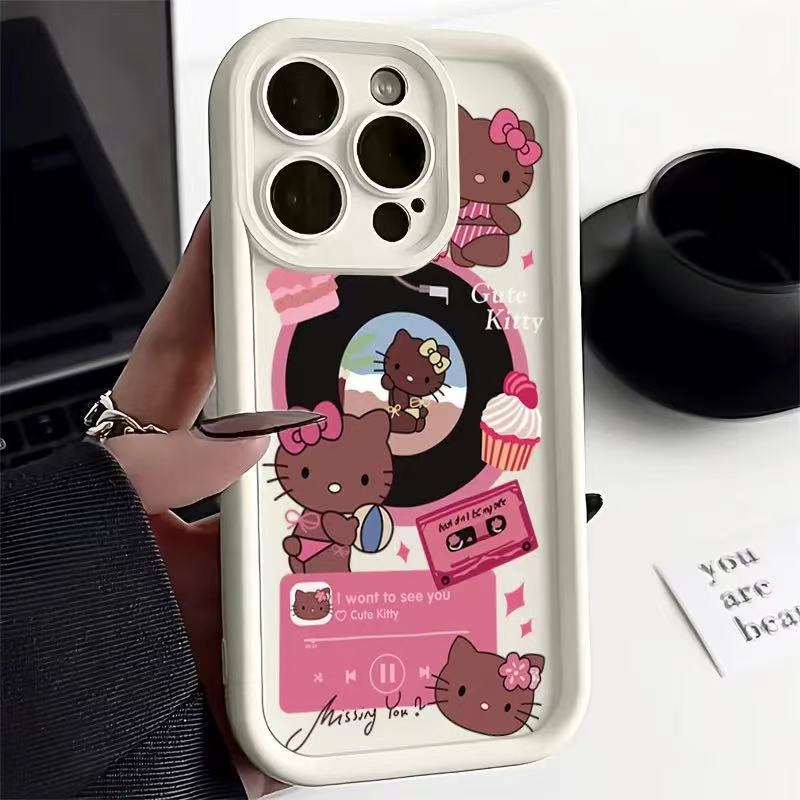 Япония и Южная Корея милый для чехла на телефон iphone16pro Apple 15 противоударный 14 мультяшный 13promax новый 12x