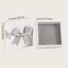 4pcs-Gift Box - Bow Small Jewelry Box Ring, Earrings, and Necklace Storage Box