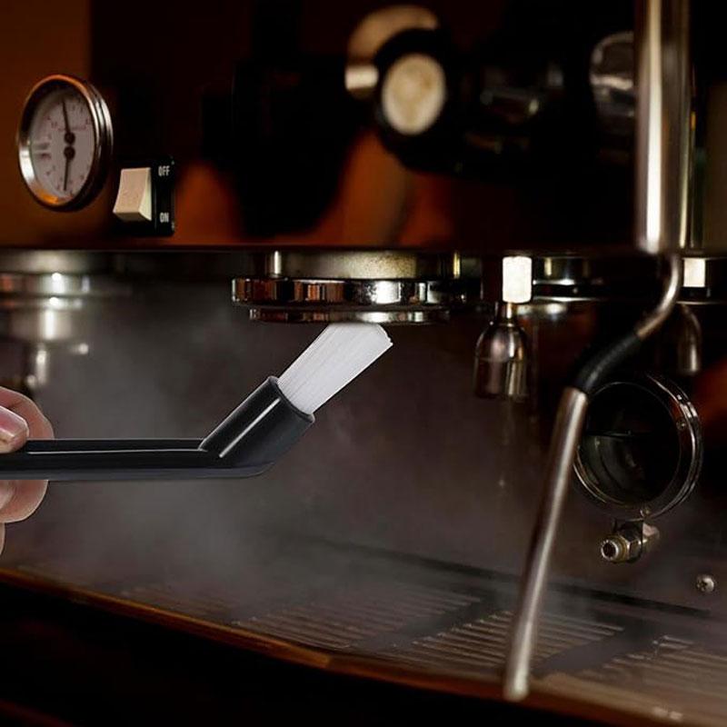 Coffee Machine Cleaning Brush High Temperature Resistance Nylon Long Handle Coffee Machine Cleaner Tool Accessories