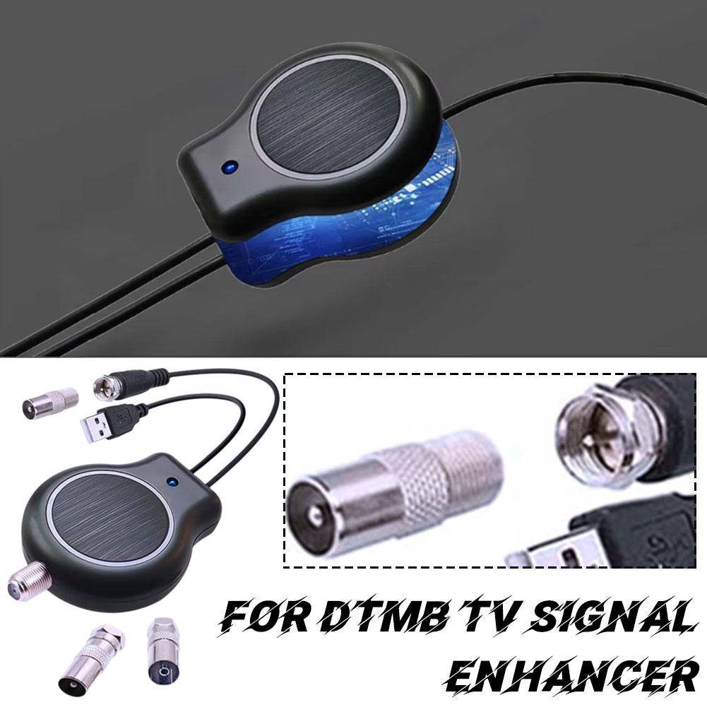 HDTV Digital TV Antenna Signal Amplifier HD FM DVB Or Adapter Outdoor For Dtmb Powered Indoor U W8I2