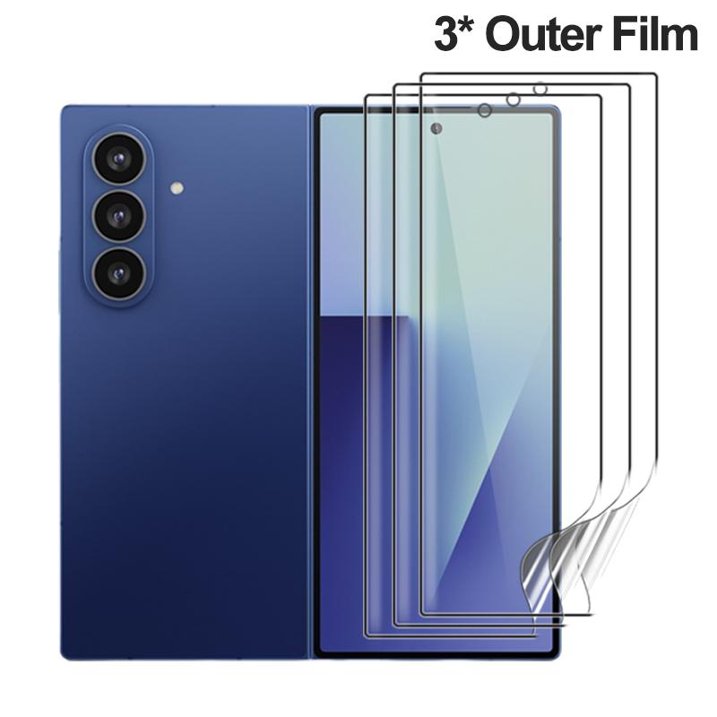 Гидрогелевая пленка Fold7 для Samsung Galaxy Z Fold 7 6 5 Защитная мягкая пленка для экрана с защитой от царапин для ZFold7 ZFold6 zfold5