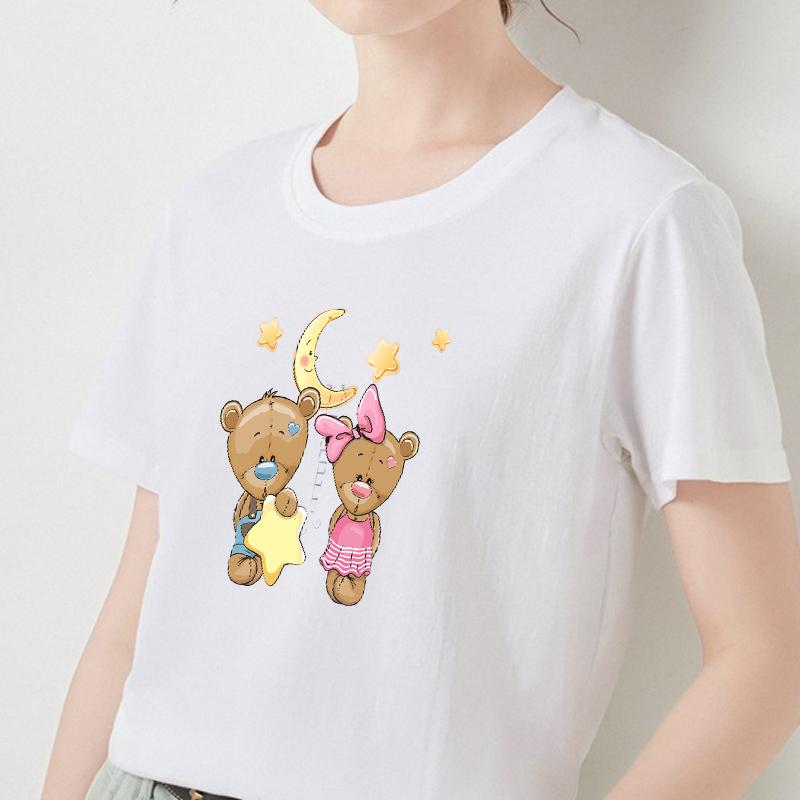 Нашивка с медведями для детской одежды, наклейки на толстовки «сделай сам», нашивки с термопрессом, футболка с аппликацией, железные наклейки, нашивки в подарок