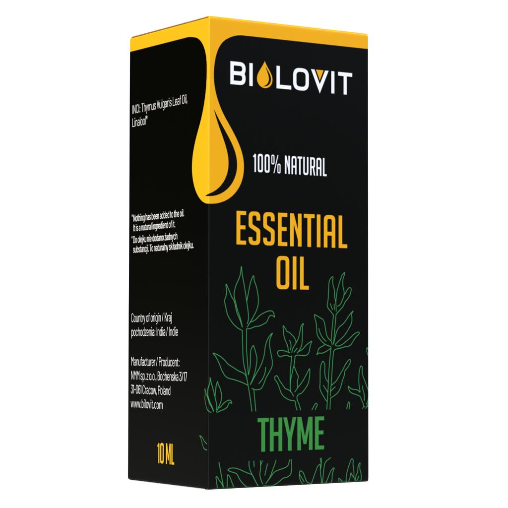 Bilovit Thyme Natural Essential Oil for Respiratory Support & Immunity – 10 ml