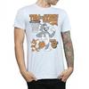 Tom and Jerry Mens Spinning Basketball T-Shirt