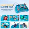 Сенсорная доска Busy Board с выключателем света, Монтессори, Игрушка для развивающих занятий в путешествии, Идеальный подарок для дошкольников