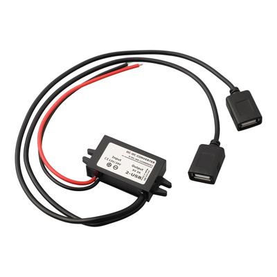 USB-конвертер 12В24В в 5В3А Адаптер автомобильного зарядного устройства DC-DC Понижающий преобразователь питания