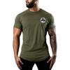 Summer Men’s Physical Strength Training Clothes Casual Sports Graphic T-shirt