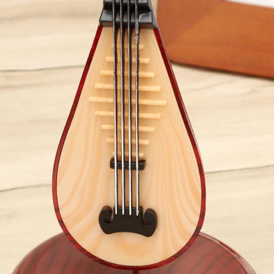 Прочная музыкальная шкатулка для скрипки украшает вращающуюся музыкальную функцию