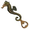 Открывалка Морской конек, Rustic Brown Brass Sea Horse Fish Design Bottle Opener,