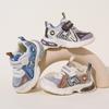 Spring Kids' Breathable Mesh Velcro Light-Up Shoes for Boys & Girls