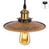 Retro Copper Pendant Light, Hanging Light, Ceiling Lamp, Nordic Style, Modern Industrial Style, E26 Base, Bulb Sold Separately, Steel Construction,