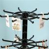 Rotating Earrings Storage Rack Female Earrings Display Stand Finishing Bracelet Hanging Necklace Sma
