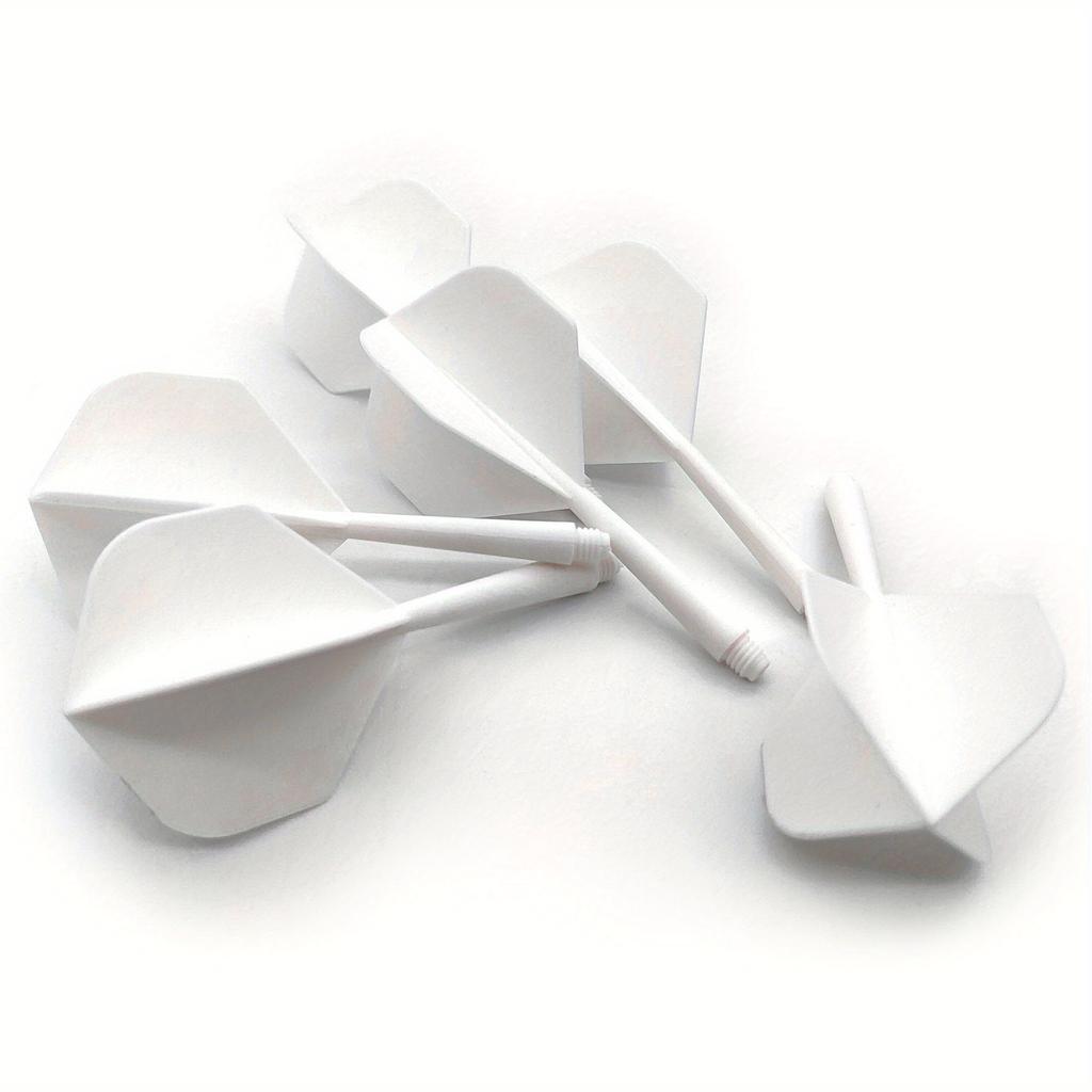 6PCS Dart Wing and Shaft 2BA Professional, Brand New Dart Accessory Kit, Durable and Unbreakable Dart Tail Blade Four Feather Conjoined Tail Blade