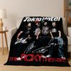 Модное Арт Фланелевое Одеяло Tokio Hotel Билл Том Каулитц, Уютное Мягкое Пледное Одеяло для Дома Спальни Кровати Дивана, Подарок
