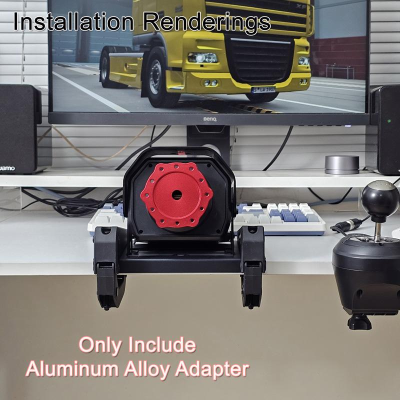 70/73mm Aluminum Alloy Adapter for Game Steering Wheel PXN V10 Laishida PXNV10pro Base Modification Connection Accessories MOD