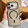 Корея Конфеты Прозрачный Матовый Магнитный Для Magsafe Чехол Для iPhone 15 Plus 16 17 Pro Max Беспроводная Зарядка Ударопрочный Мягкий Чехол